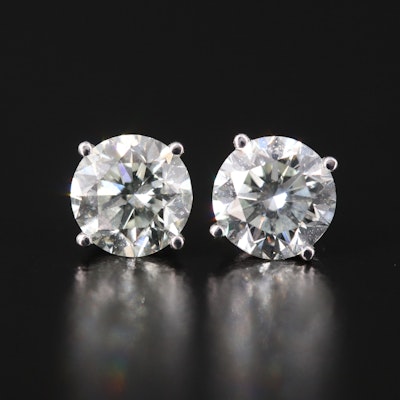 14K 1.88 CTW Lab Grown Diamond Stud Earrings