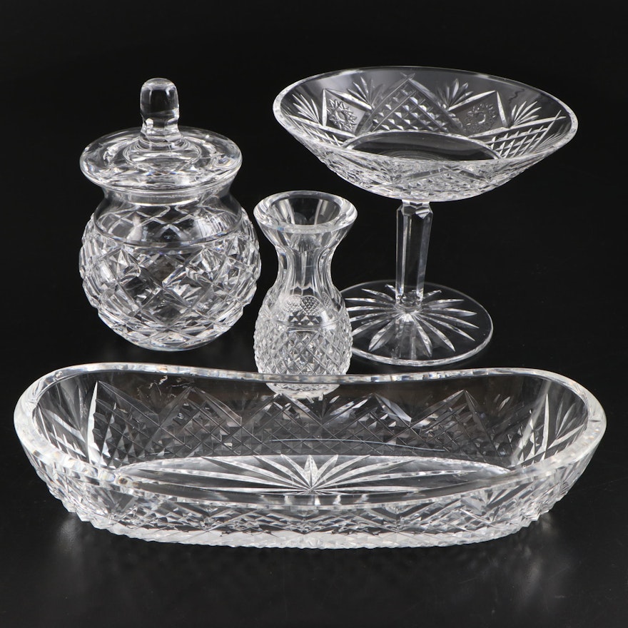 Waterford Cut Crystal Compote and Other Table Accessories