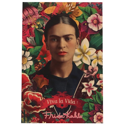 Offset Lithograph Poster of Frida Kahlo