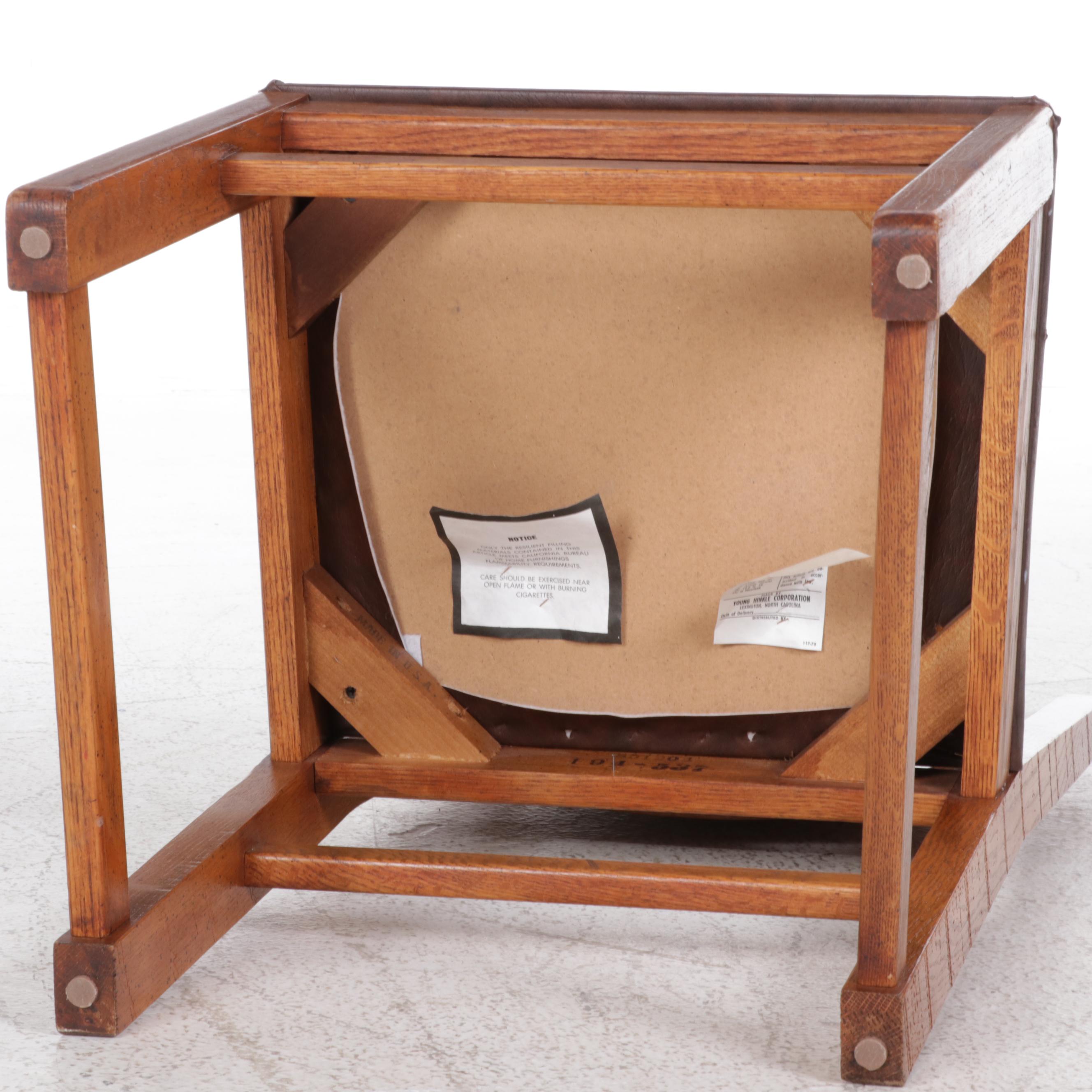 YoungHinkle "Windjammer" Rustic Oak Desk With Chair EBTH