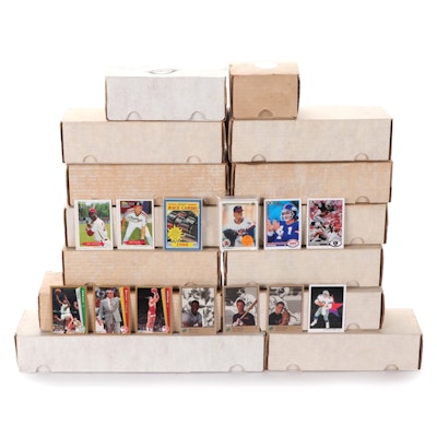 Post, Upper Deck, Topps and More Sports Trading Cards with Wax Packs, 1990s