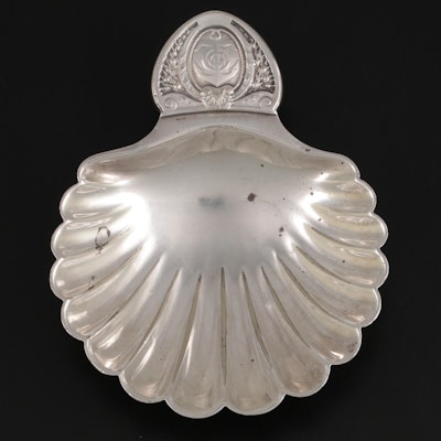 Christofle French Silver Plate Shell Dish, Late 19th/ Early 20th Century