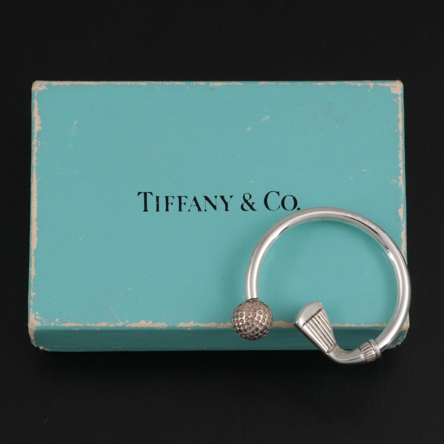 Tiffany & Co. Sterling Silver Golf Club Key Ring