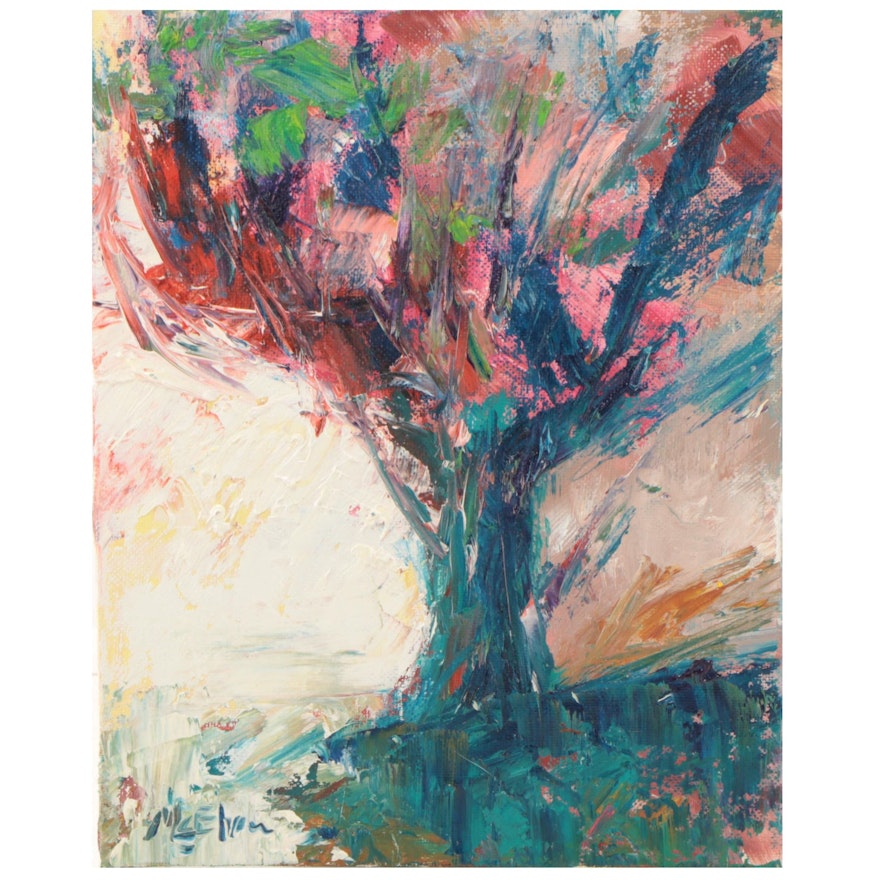 Claire McElveen Oil Painting "The Guardian Oak," 2022