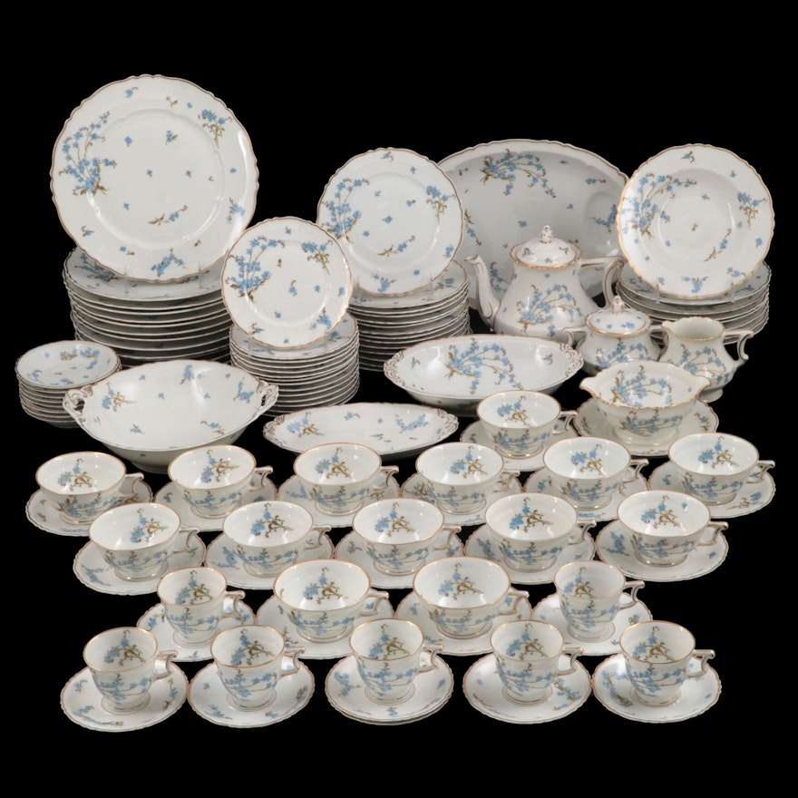 Haviland Limoges "Montméry" Porcelain Dinnerware and Table Accessories