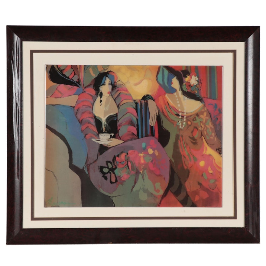 Figural Offset Lithograph After Isaac Maimon, 21st Century
