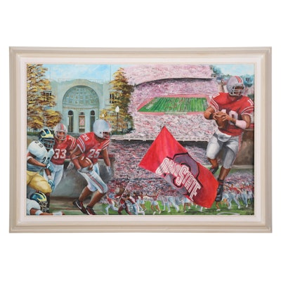J. Lano Oil Painting of the 2006 Ohio State Buckeyes, 2007