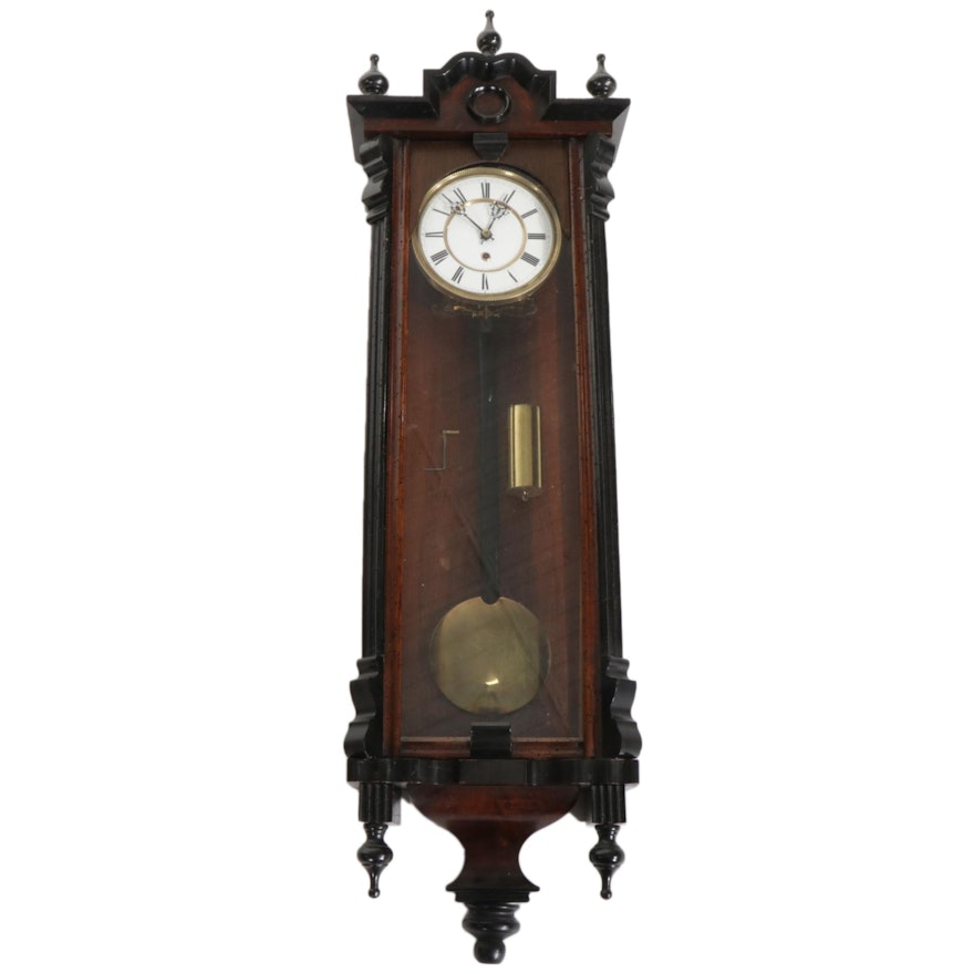 Wooden Pendulum Wall Clock, Mid to Late 20th Century