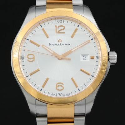 Maurice Lacroix Two-Tone Quartz Wristwatch with Date