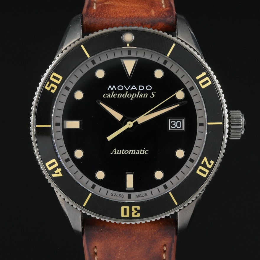 Movado Calendoplan S Automatic Wristwatch