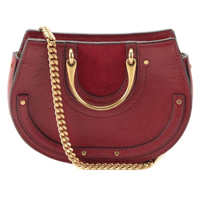 Chloé Pixie Leather and Suede Crossbody