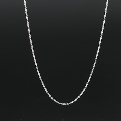14K Double Cable Chain Necklace