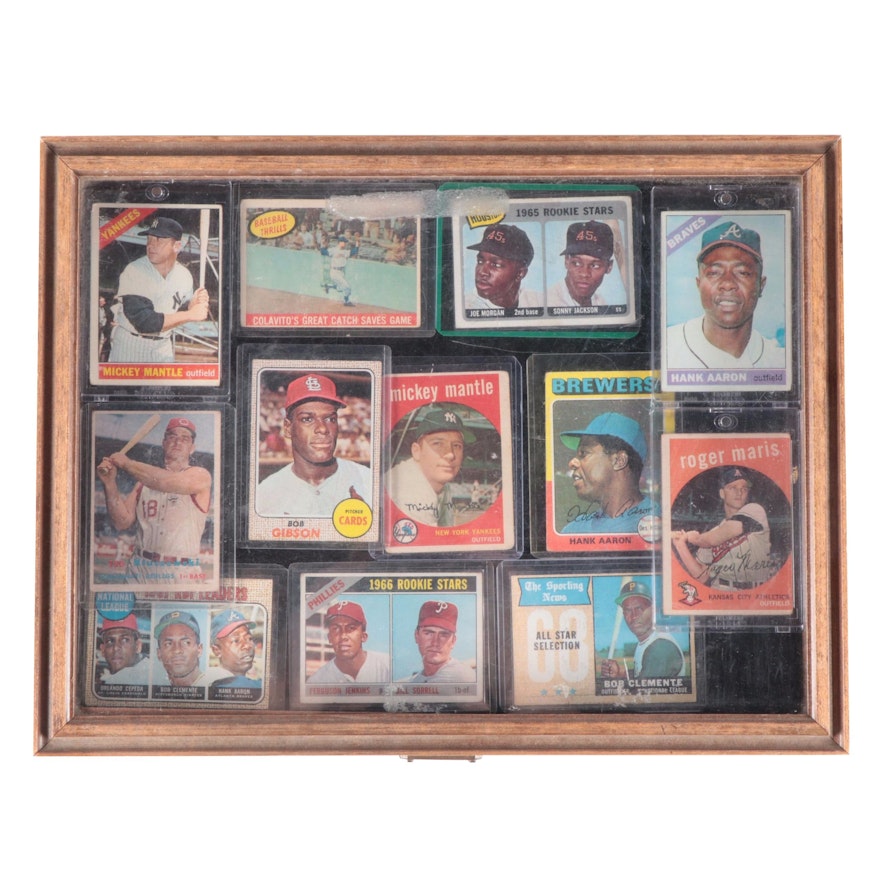 Topps Vintage Mantle, Aaron and More Baseball Card Collection, 1950s–1970s