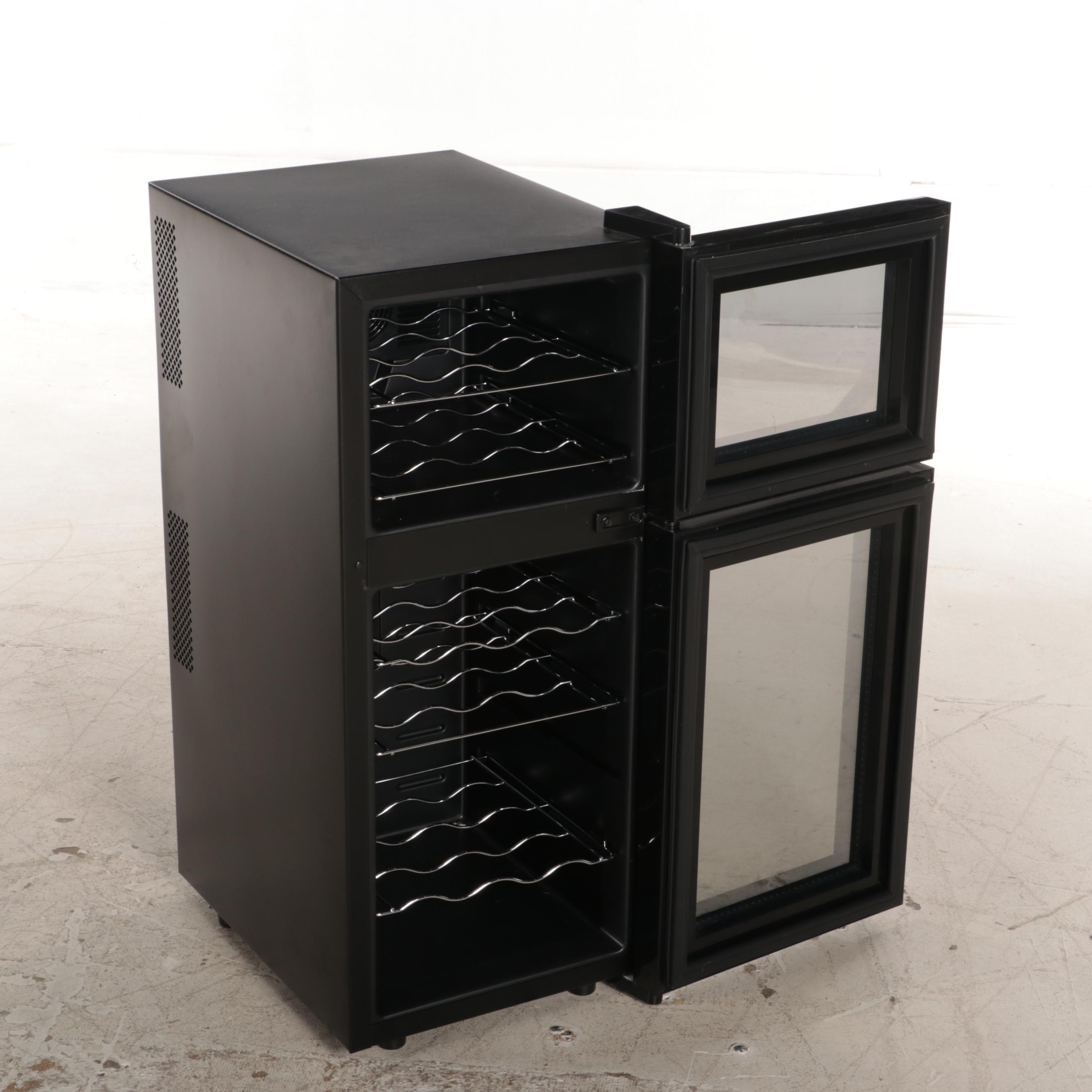 Wine Enthusiast Silent 21 Bottle Dual Zone Wine Chiller EBTH