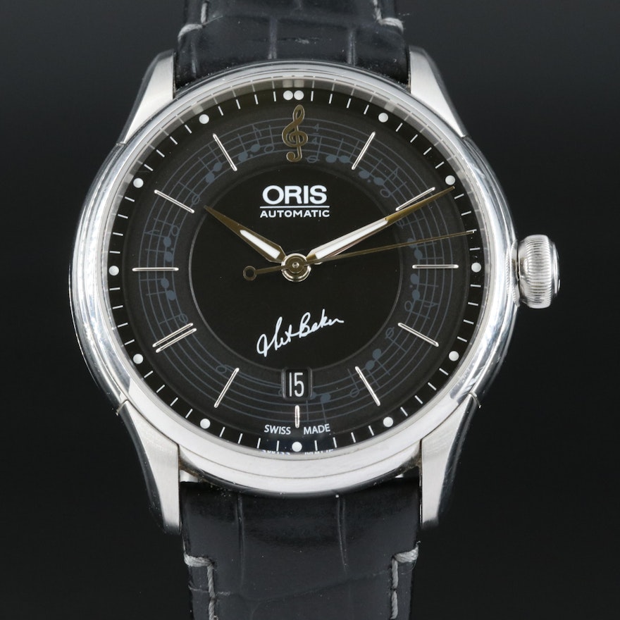 Oris Artelier Chet Baker Tribute Stainless Steel Wristwatch