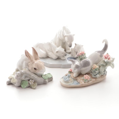 Lladró "Bearly Love" and Other Lladró Porcelain Figurines