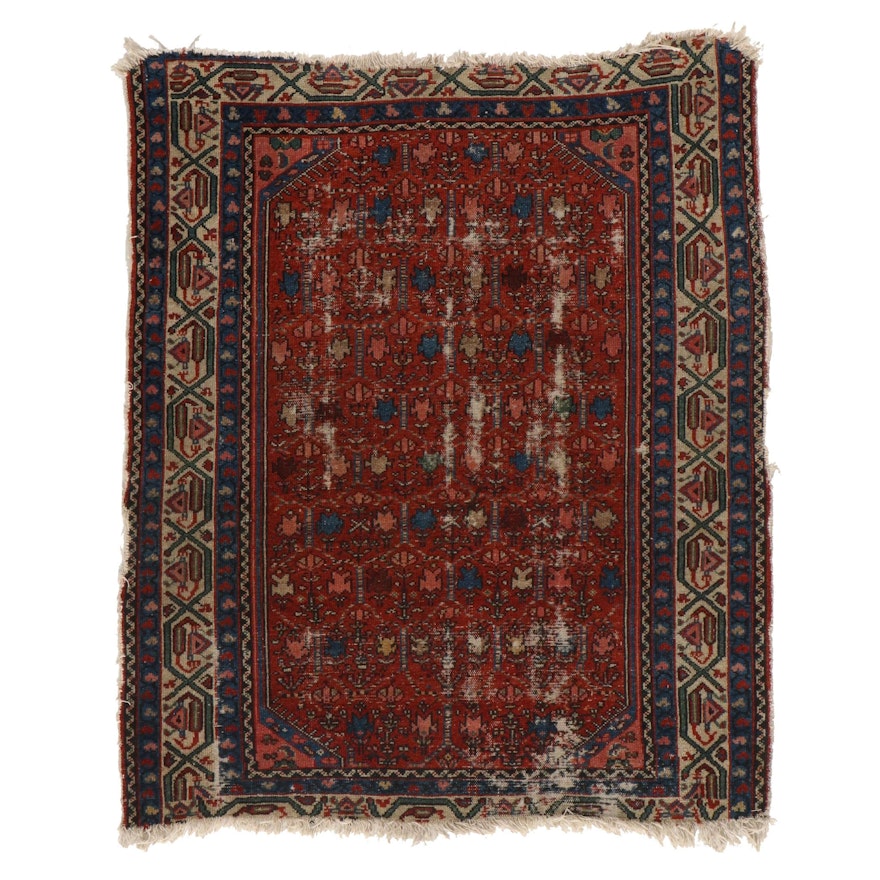 3'6 x 4'3 Hand-Knotted Persian Accent Rug