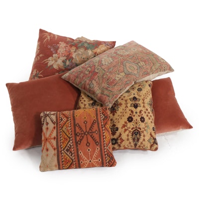 Pottery Barn, Waverly, and Ballard Designs Linen and Cotton Down-Filled Pillows