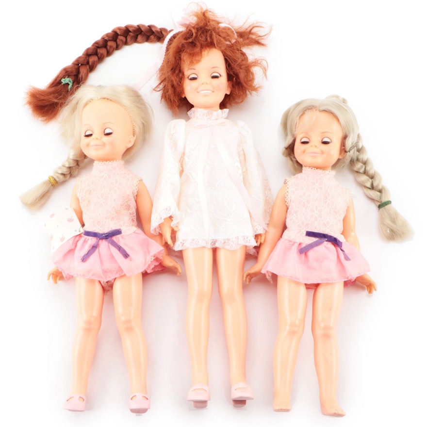 Ideal Grow Hair "Chrissy" and "Velvet" Dolls