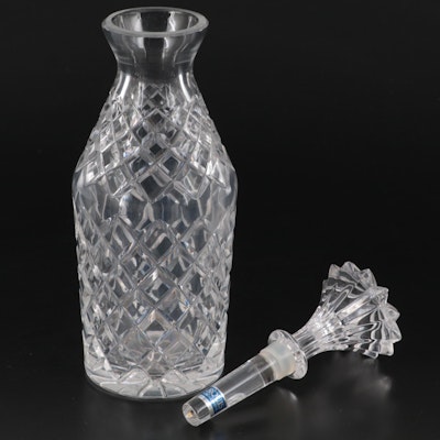 Cartier Crystal Decanter with Marquis by Waterford Bottle Stopper