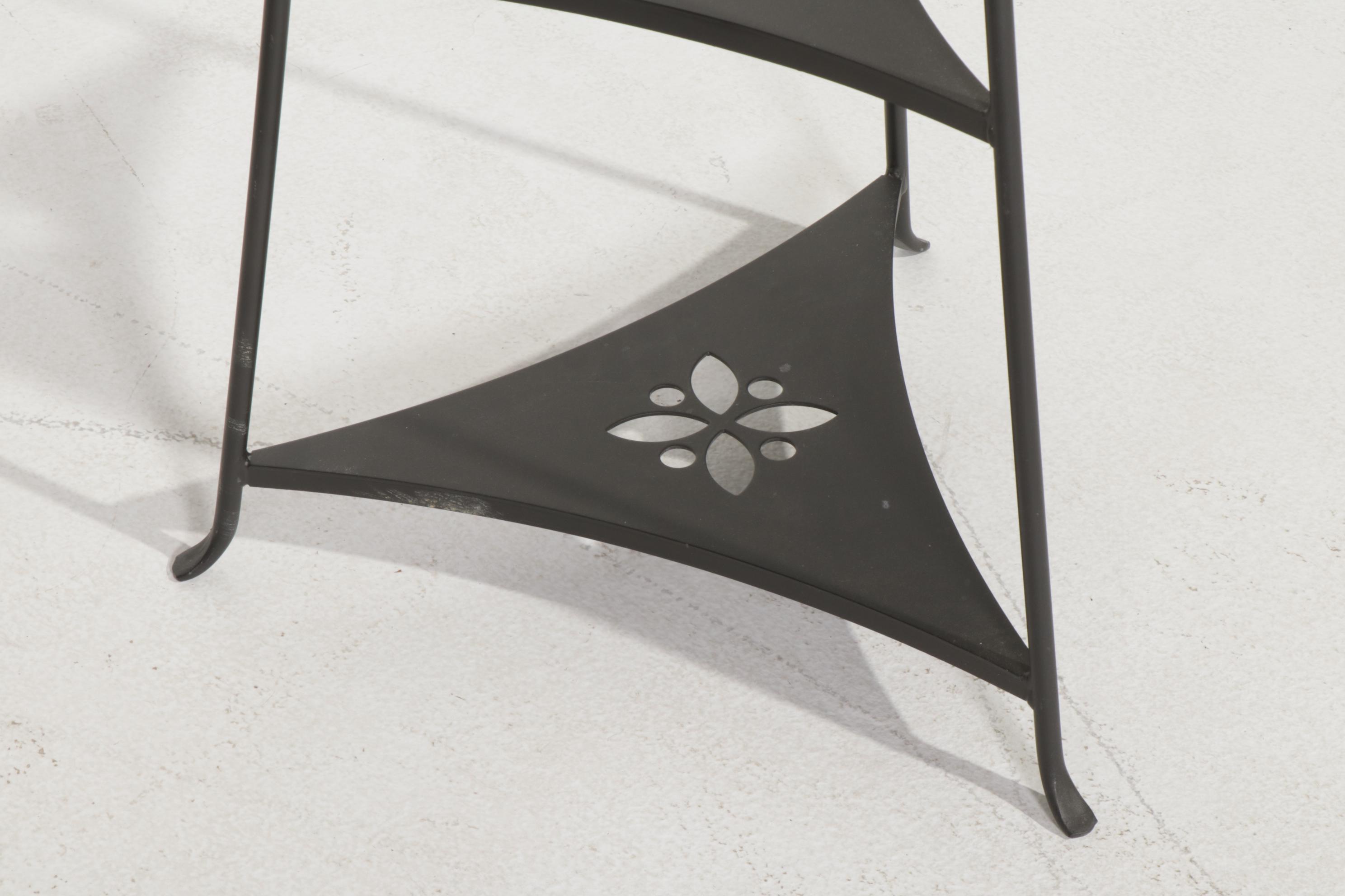 Longaberger Wrought Iron FourTier Corner Shelf EBTH