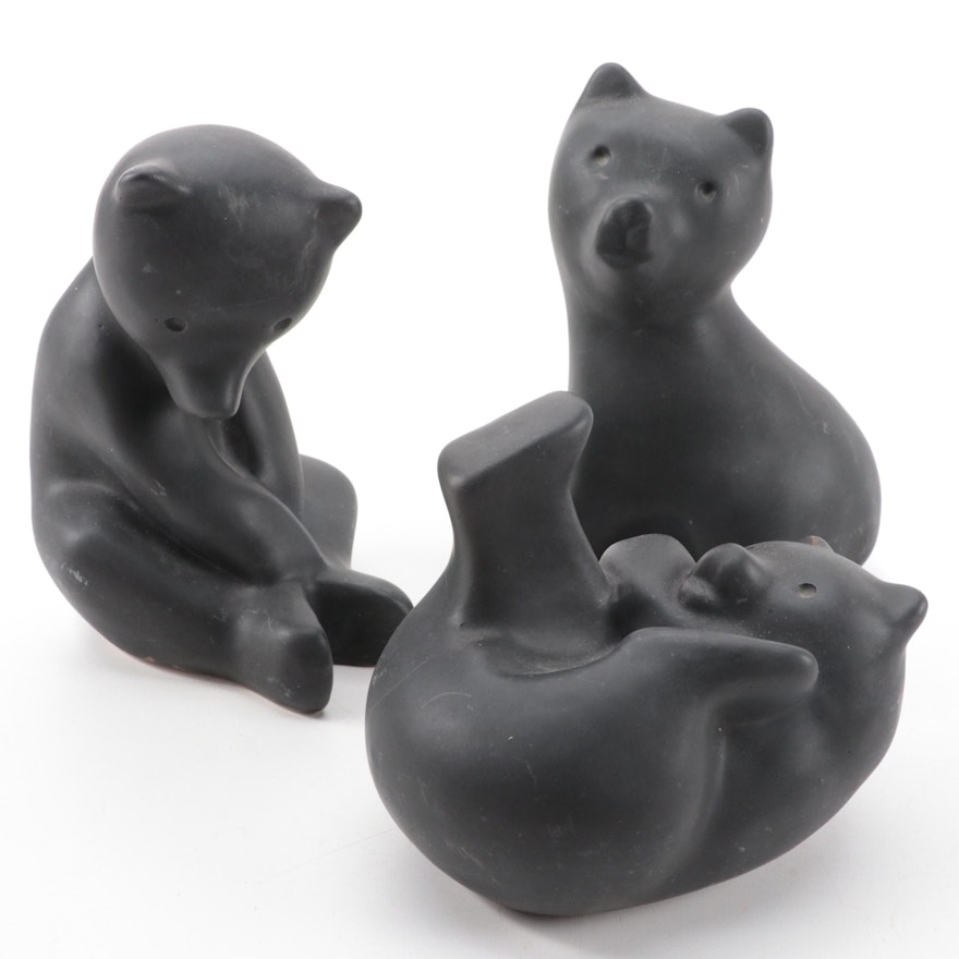 Douglas Ferguson Ceramic Bear Sculptures