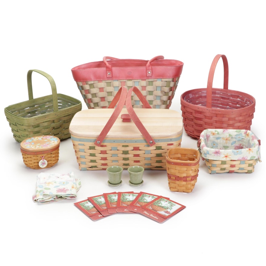 Longaberger "Mothers Day" Woven Totebag, Baskets and Accessories, 2008