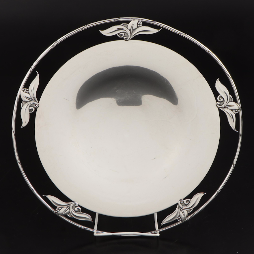 Frank W. Smith "Woodlily" Sterling Silver Bowl, Early to Mid-20th Century