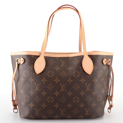 Louis Vuitton Neverfull PM Tote in Monogram Canvas and Vachetta Leather