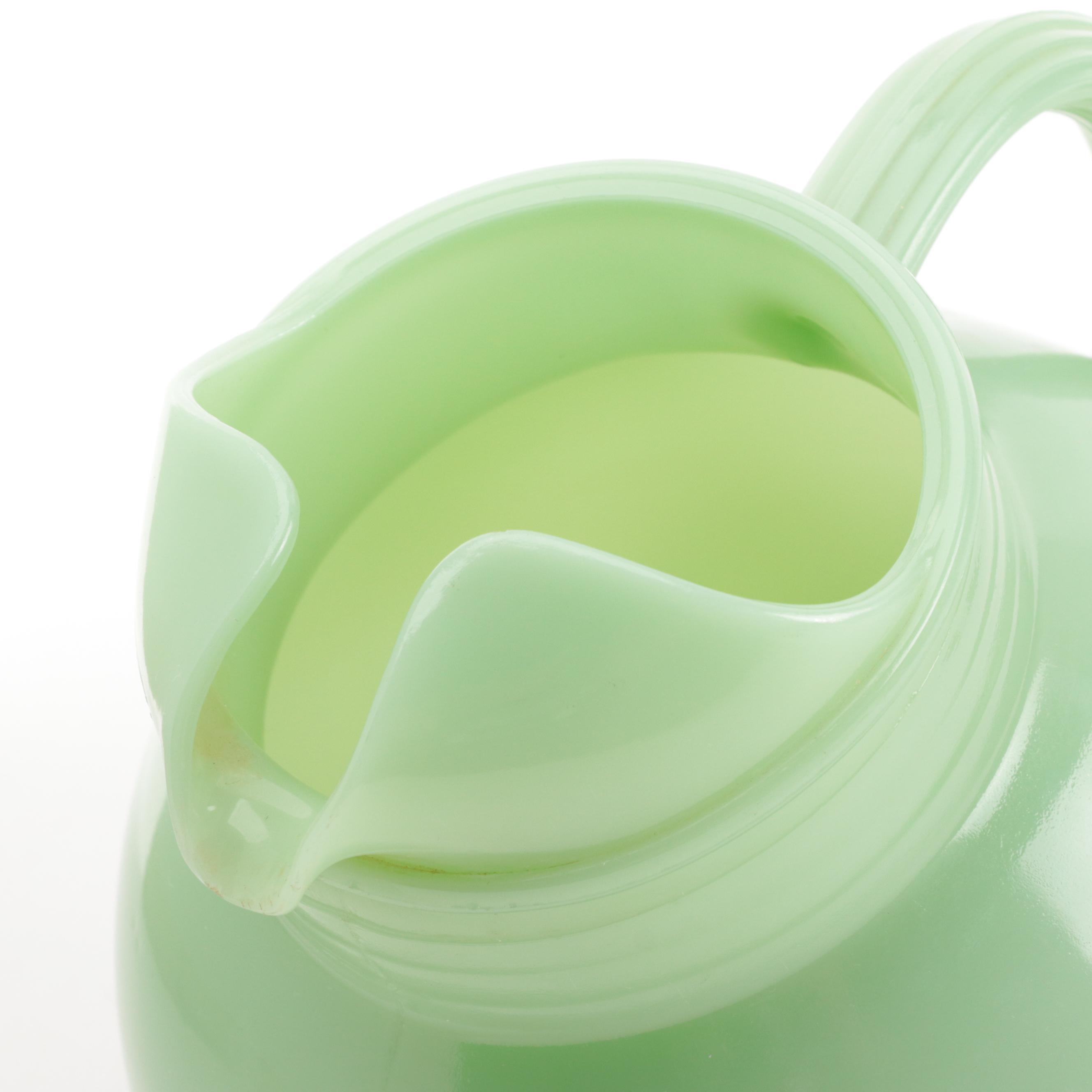Fire King Jadeite Ball Pitcher, Mid20th Century EBTH