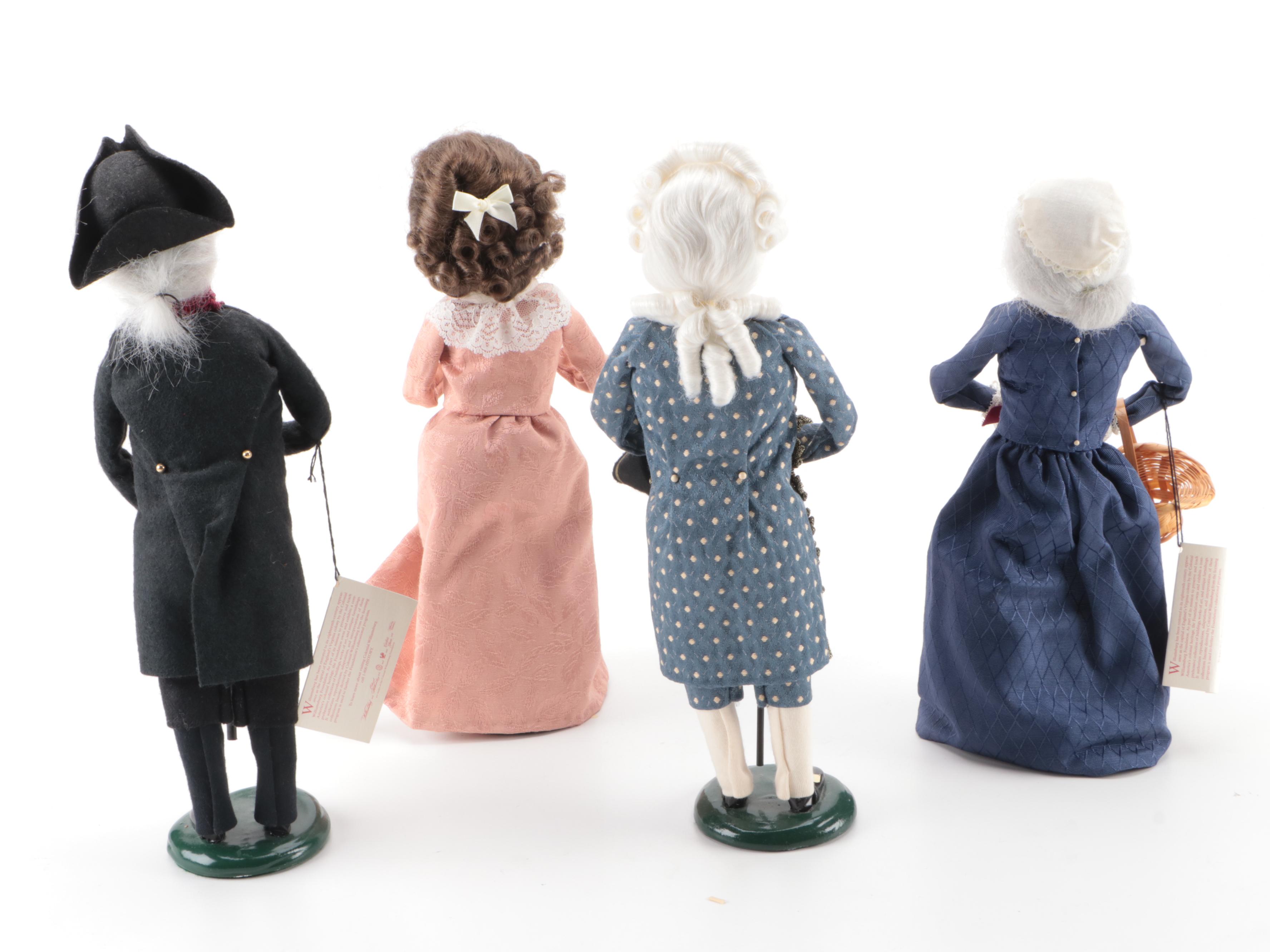 Byers' Choice Ltd. Carolers Williamsburg Thanksgiving Figurines EBTH