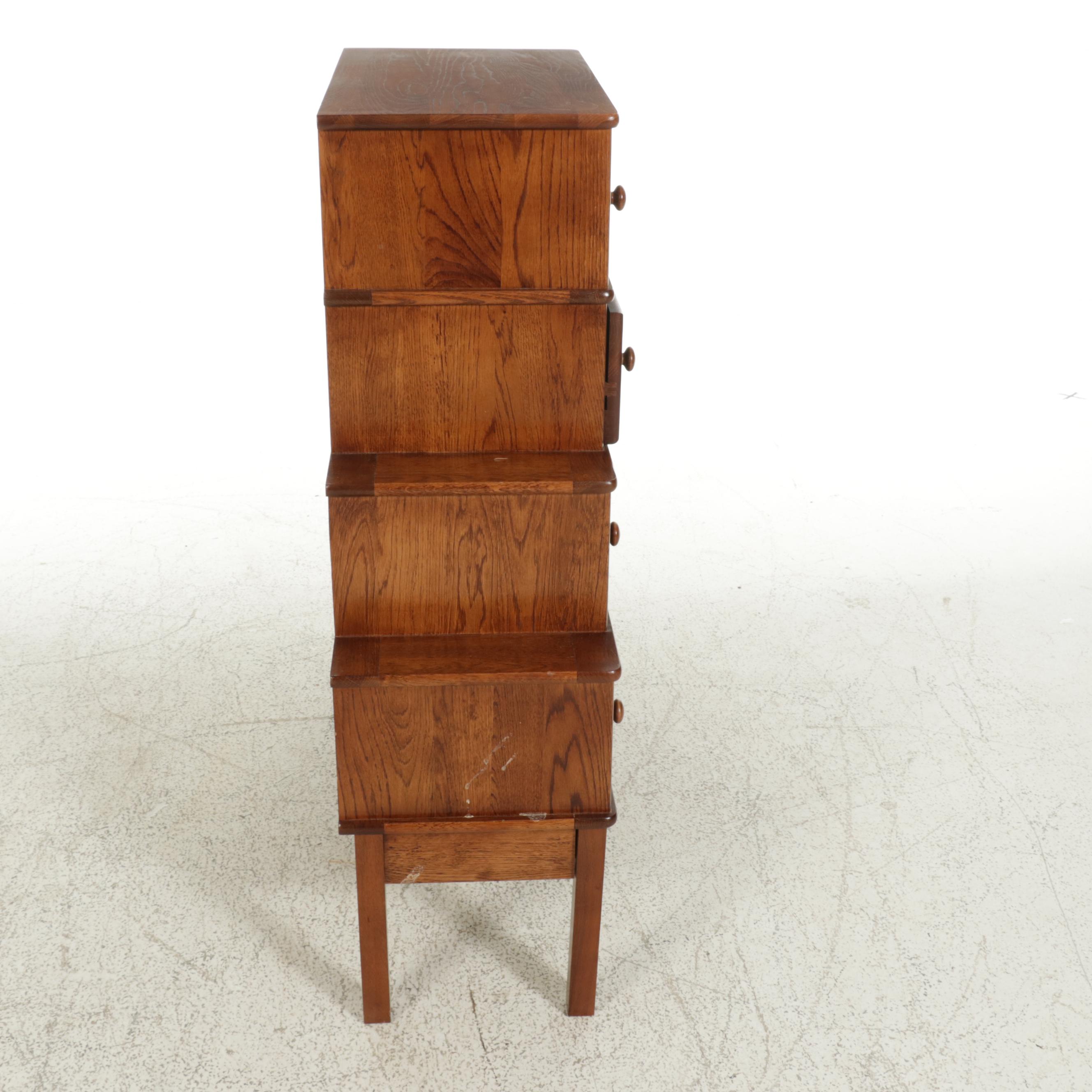 Chinese Apothecary Style Stacked CD Storage EBTH