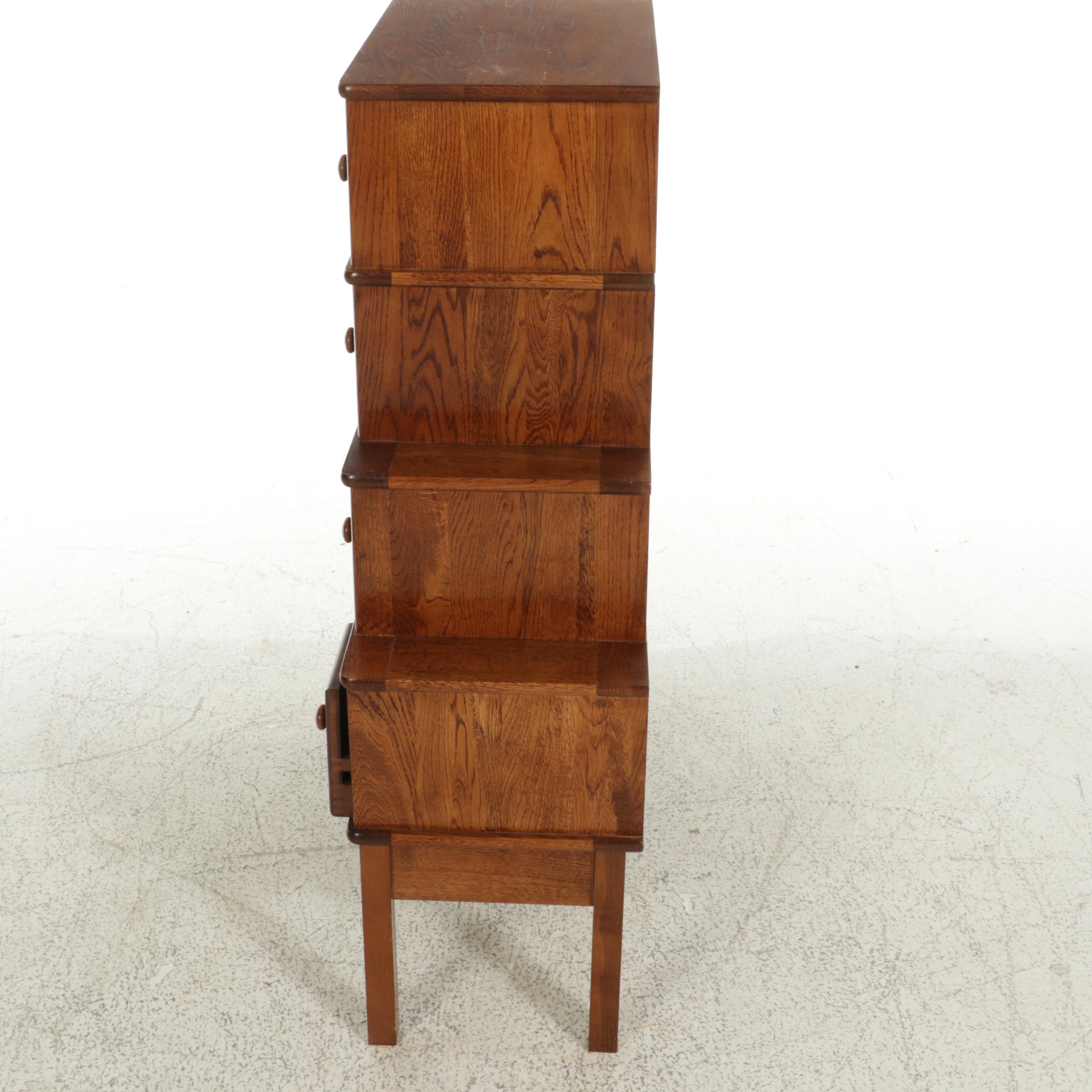 Chinese Apothecary Style Stacked CD Storage EBTH