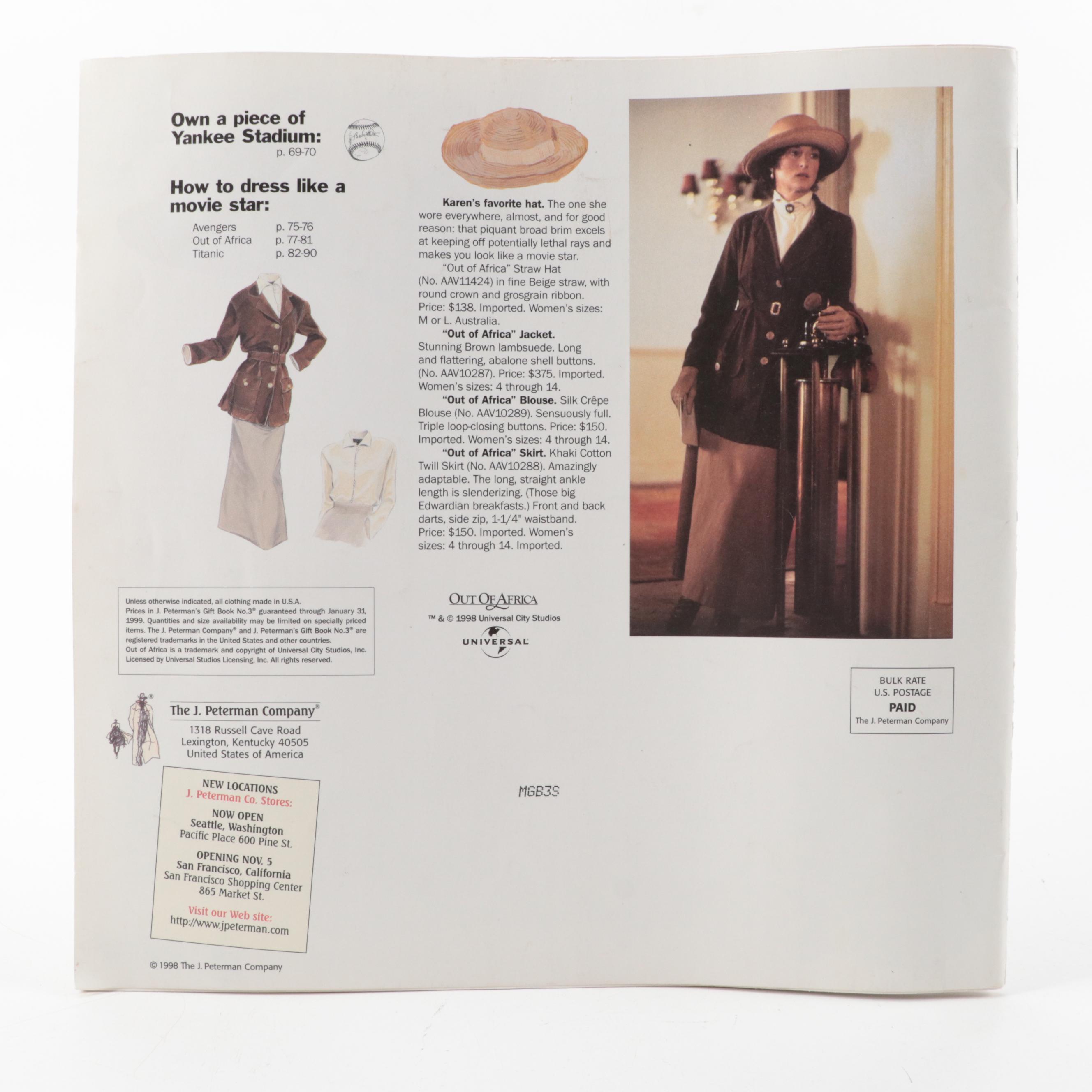 The J. Peterman Company Catalogs and Owner's Manuals EBTH