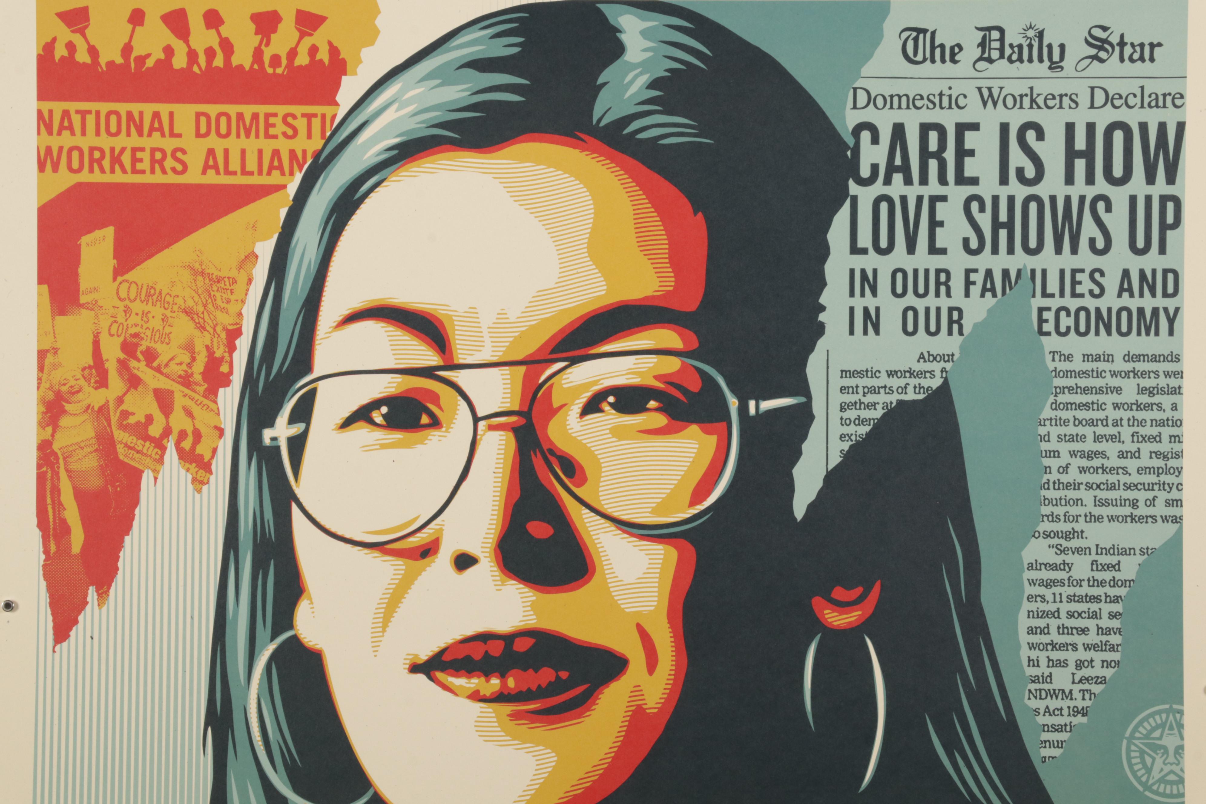 Shepard Fairey Offset Lithograph "Reenvision," 2022 | EBTH