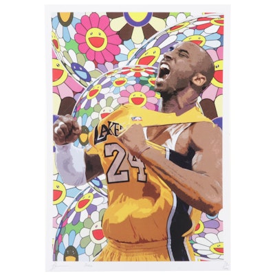 Death NYC Pop Art Graphic Print Featuring Kobe Bryant, 2020