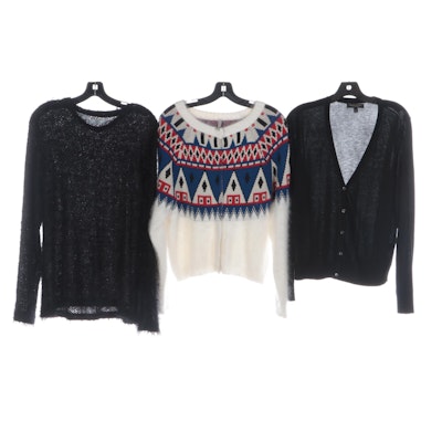 Aimo Richly and Banana Republic Cardigans with Püsch Pullover Sweater