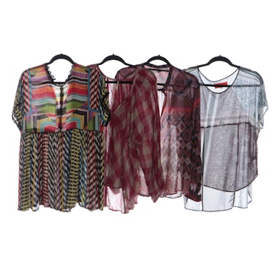 Konrad + Joseph, Free People, Conditions Apply, and Clover Canyon Tunic Tops