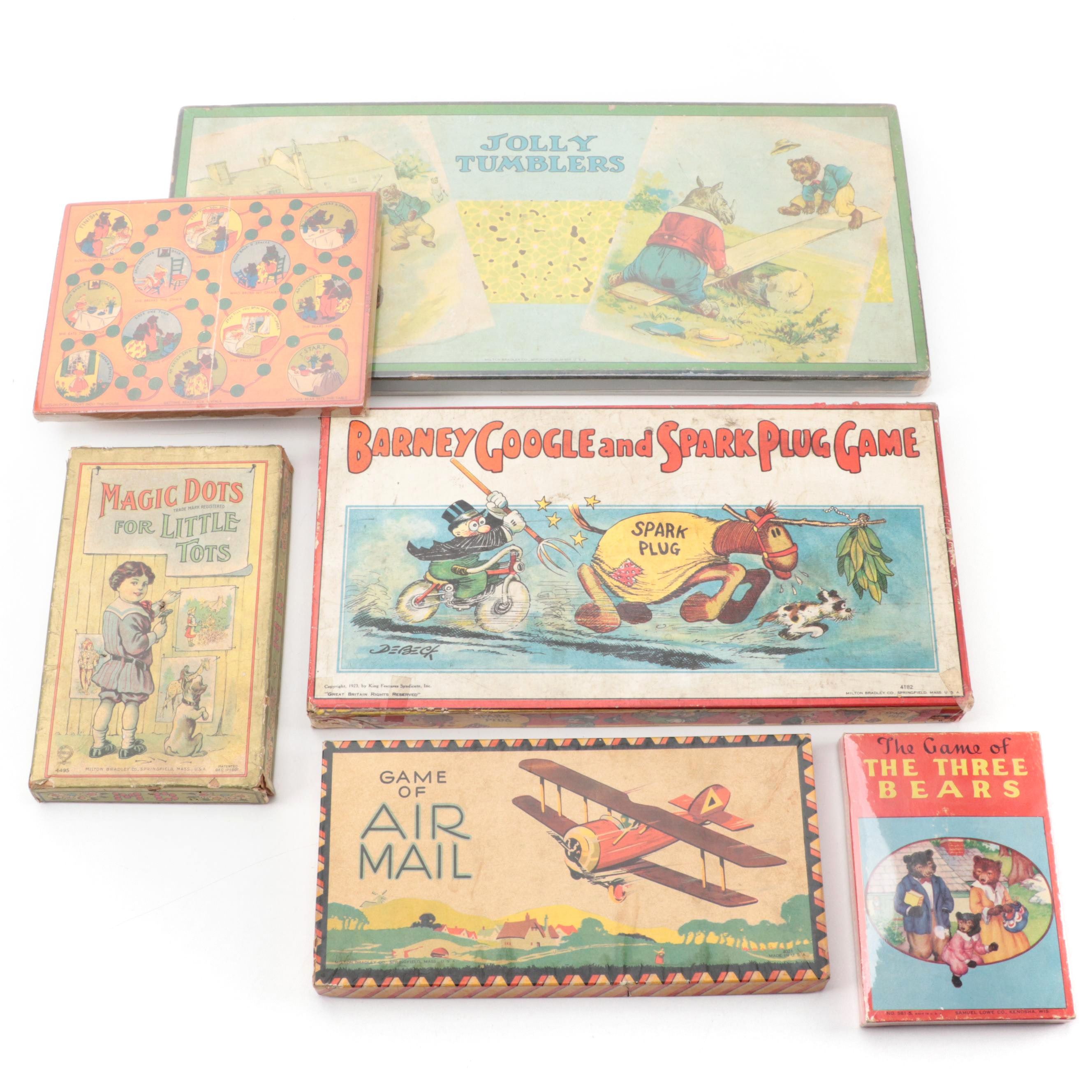 "Barney Google and Spark Plug Game" with Other Board and Card Games EBTH