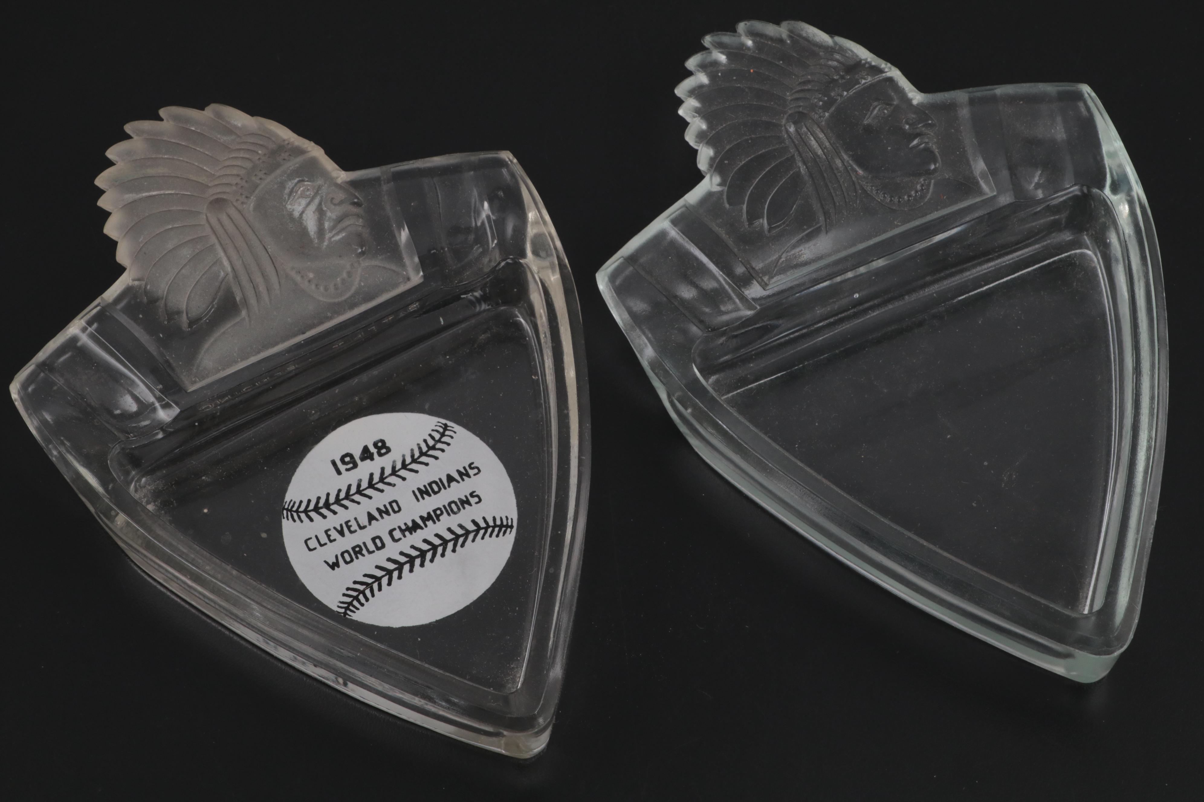 1948 Cleveland Indians World Champs, Pirates, OSU, Other Glass, Ceramic