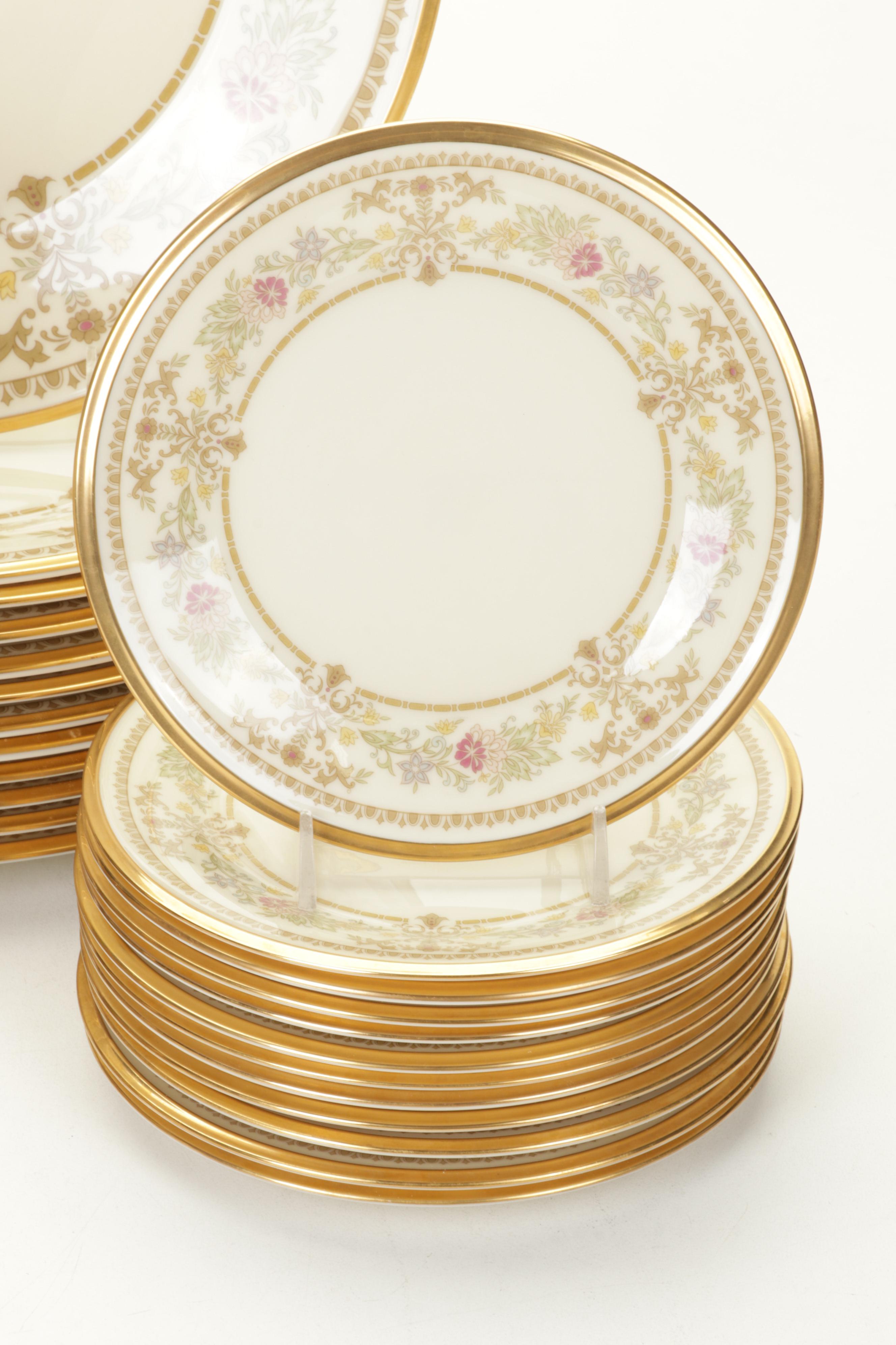 Lenox "Castle Garden" Bone China Dinnerware, Late 20th Century EBTH