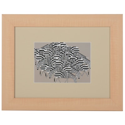 Offset Lithograph After Charley Harper "Serengeti Spaghetti," 21st Century