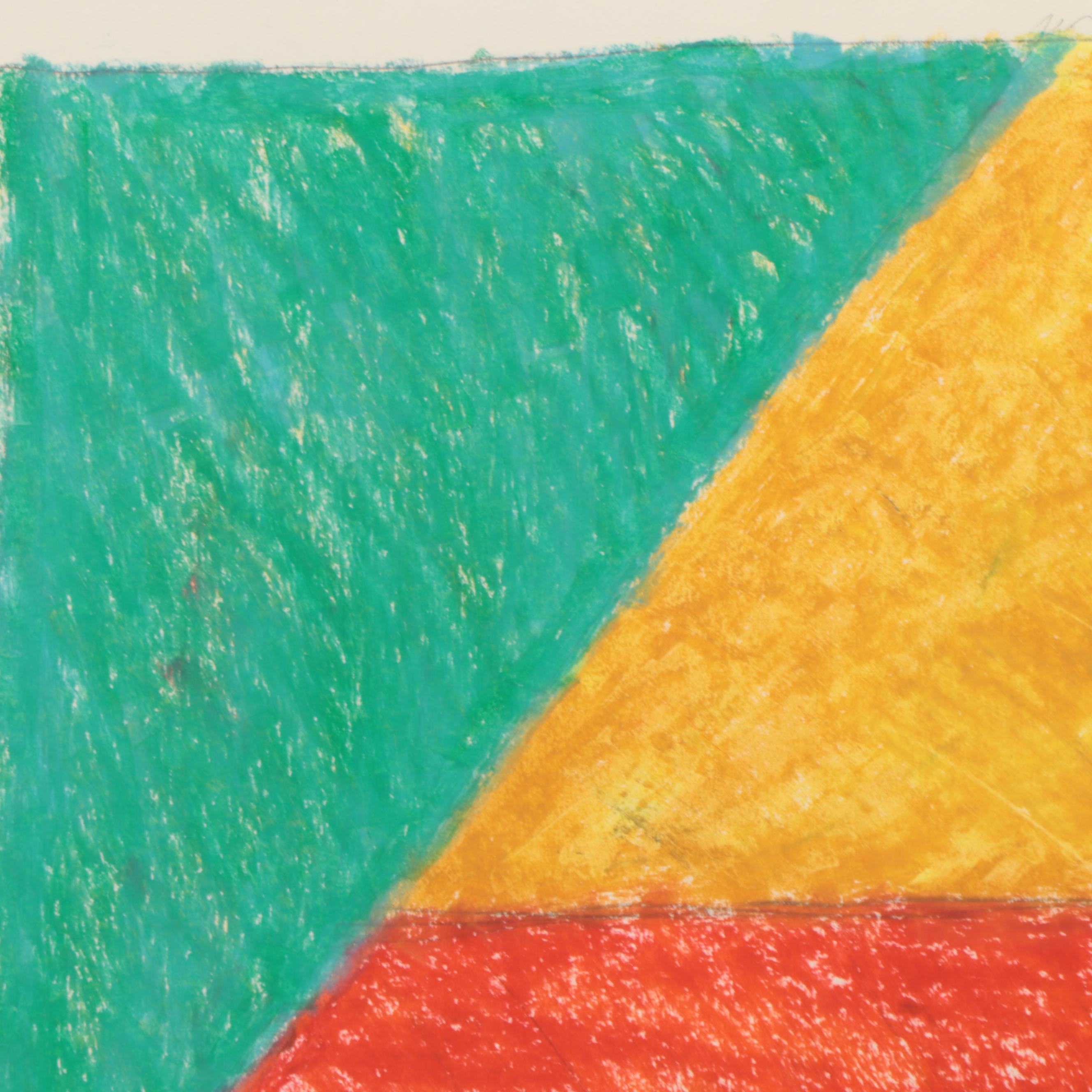John Edwards Abstract Pastel Drawing, 1968 | EBTH