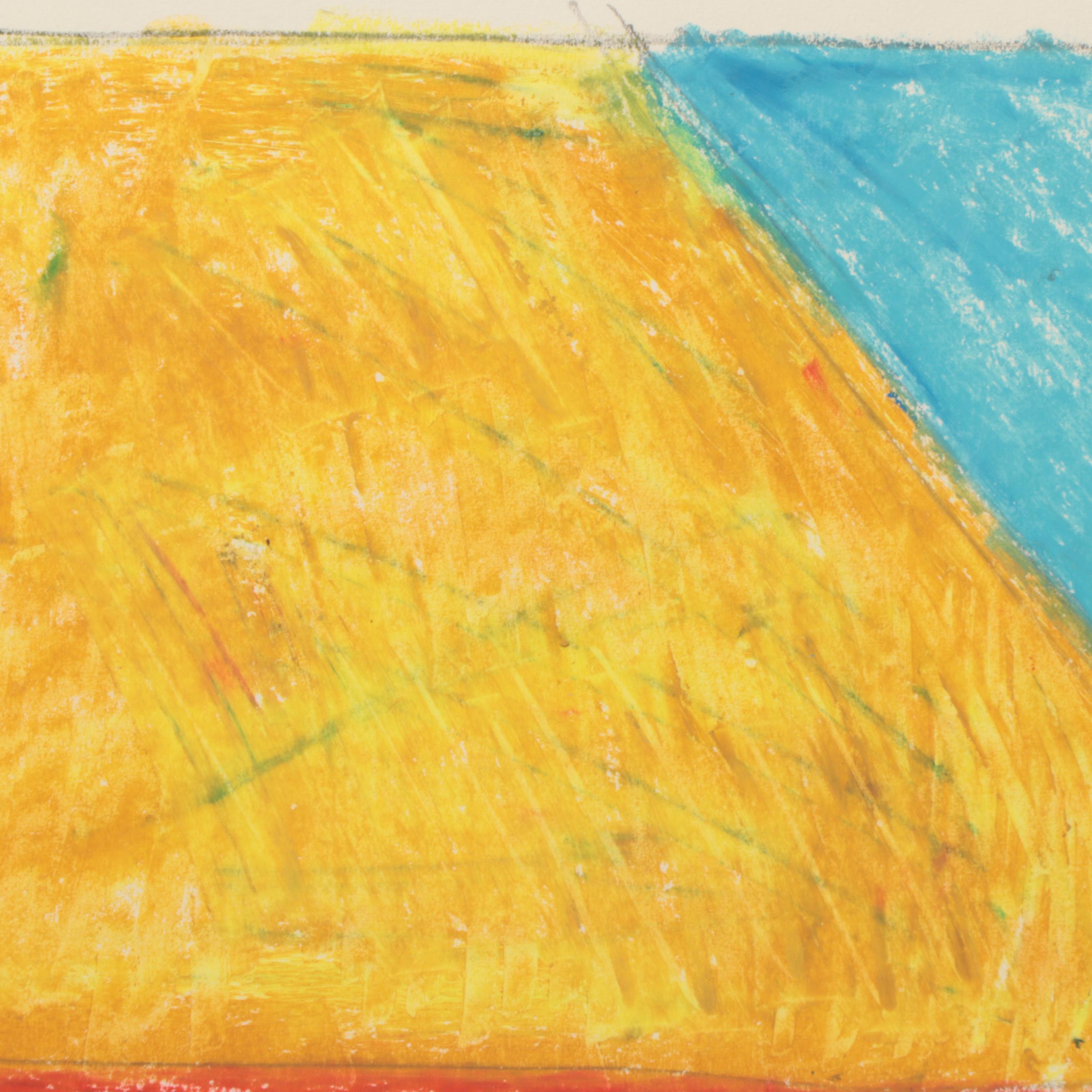 John Edwards Abstract Pastel Drawing, 1968 | EBTH