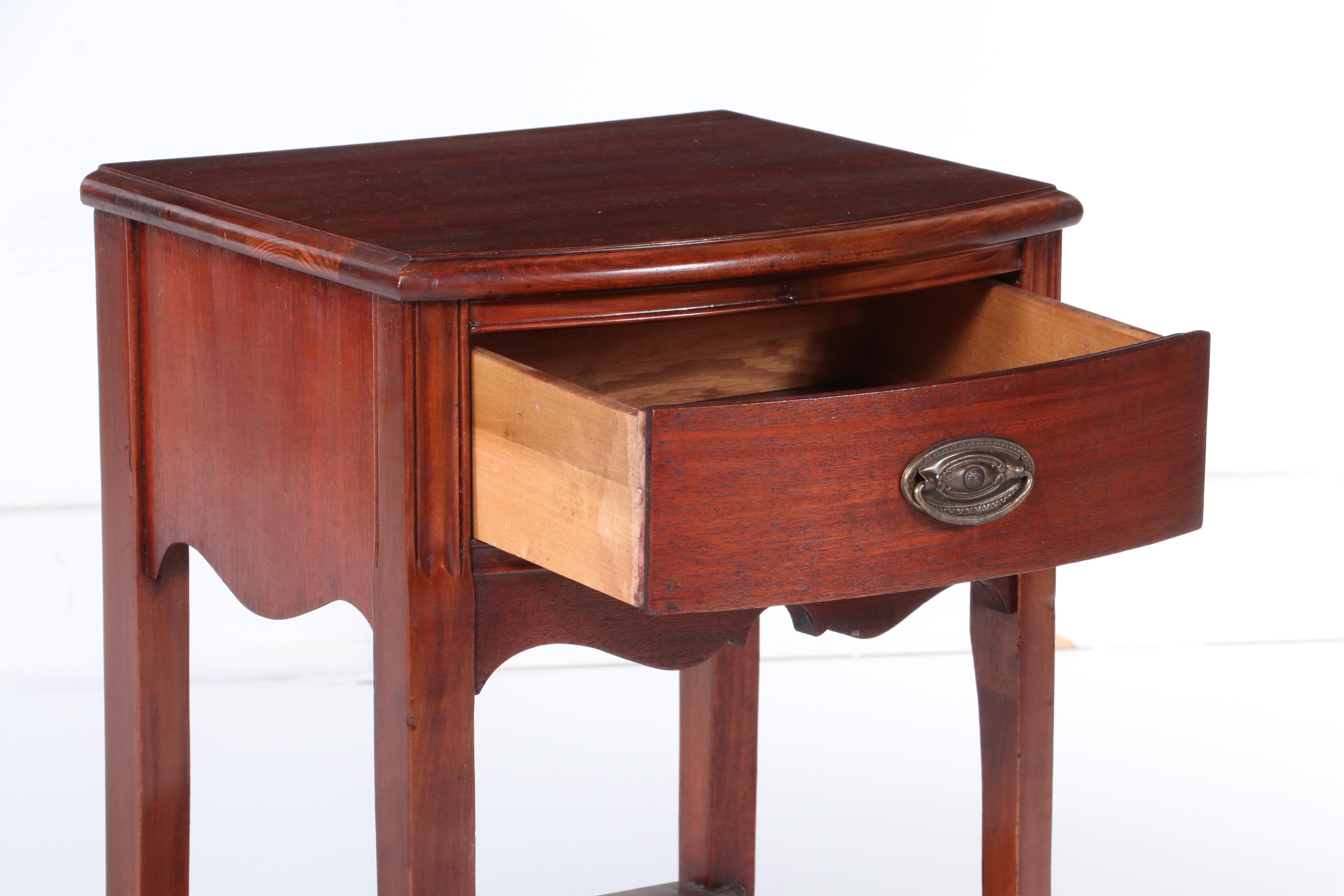 Federal Style Mahogany Nightstand, Late 20th Century EBTH