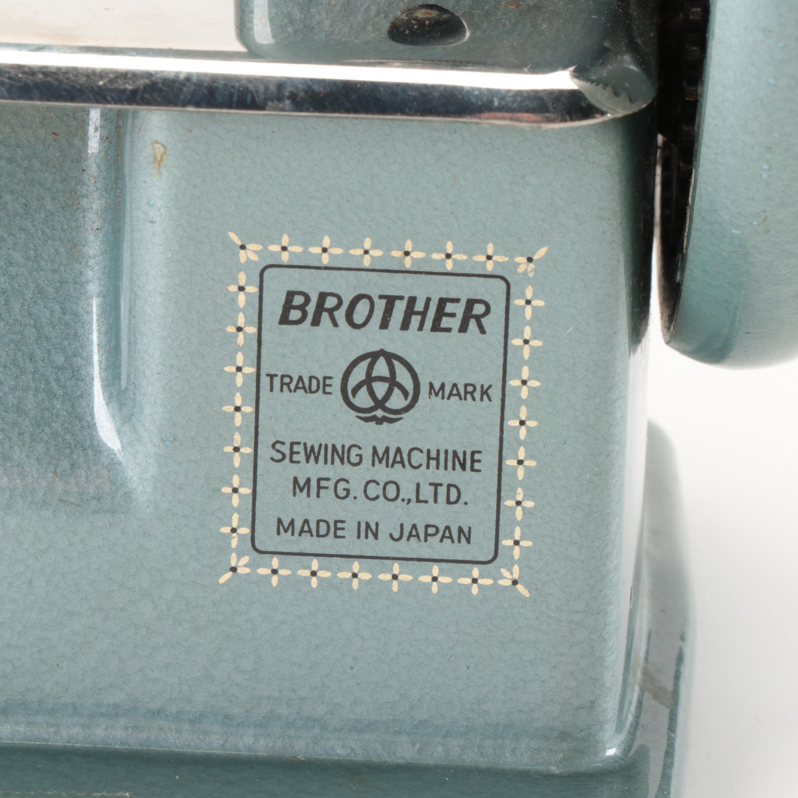 Brother Mfg. Co. Baby Brother Sewing Machine and Case EBTH
