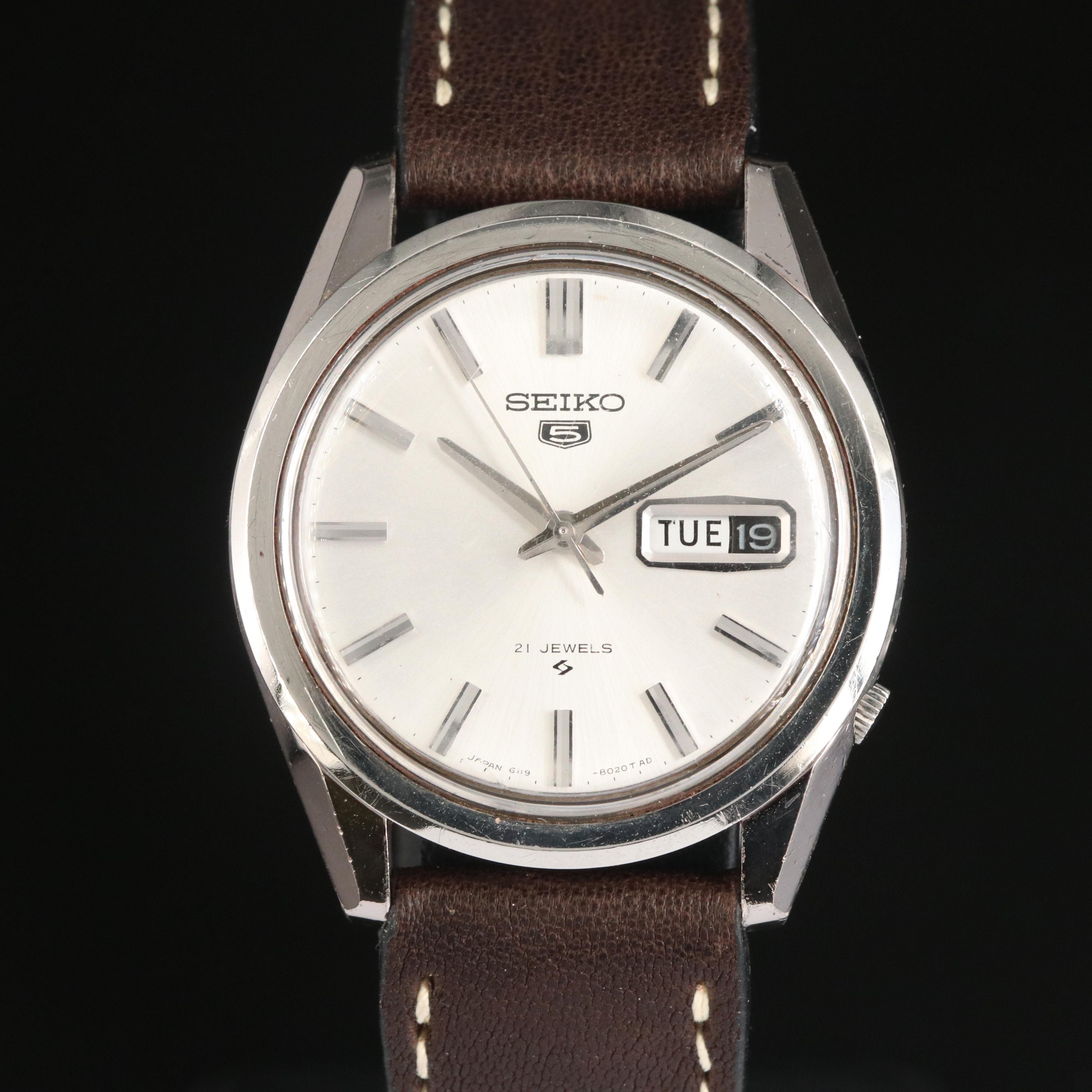 Seiko 5 Day/Date Automatic Wristwatch EBTH