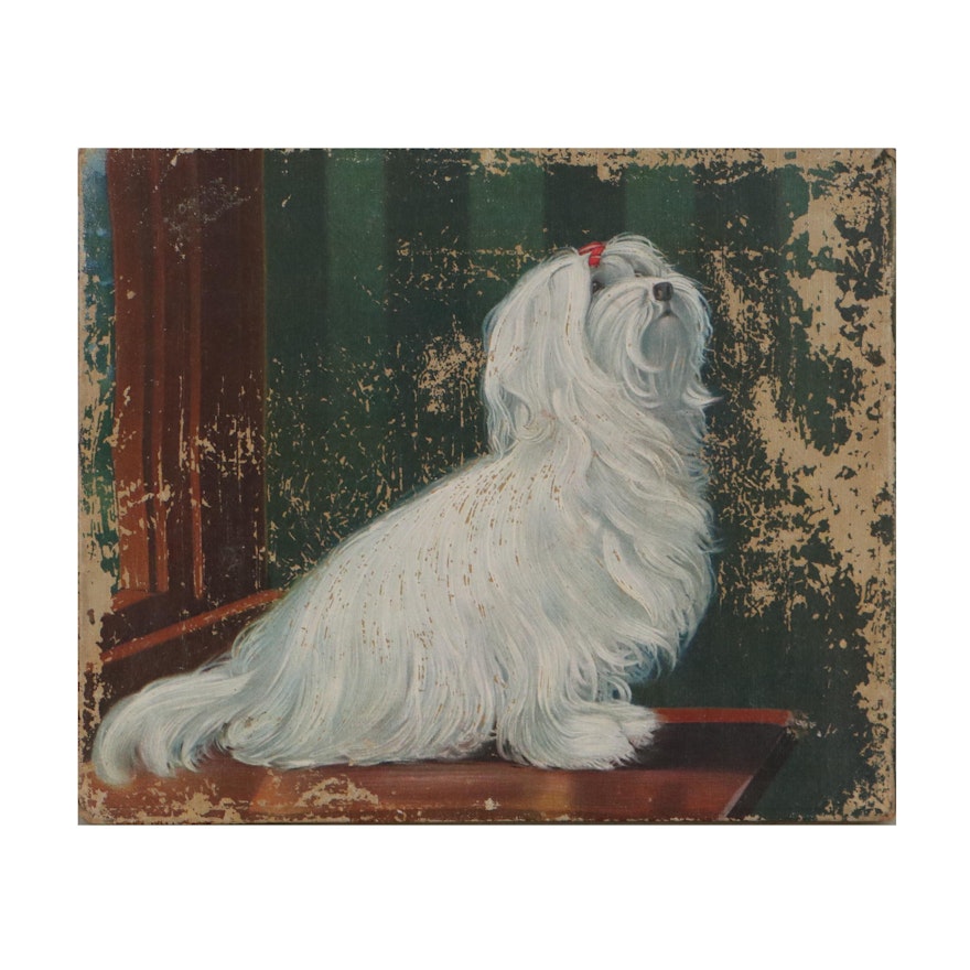 Canine Portrait Oil Painting "Dyker Dolly II"