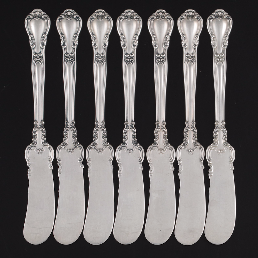 Gorham "Chantilly" Sterling Silver Butter Spreaders, Late 19th Century