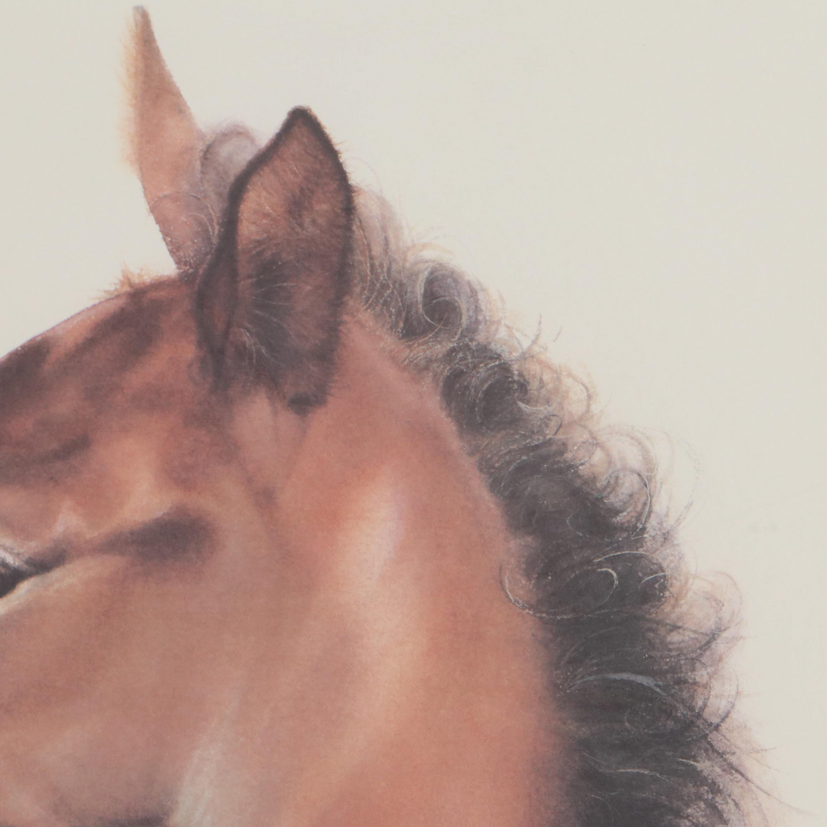 James Crow Offset Lithograph "The Filly," Circa 1980 EBTH